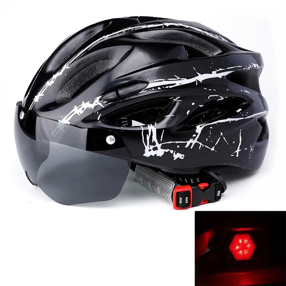 Bikeboy MTB Bike Helmet for Men and Women Adjustable Mountain Road Cycling Safety Cap with Soft Pad Accessories