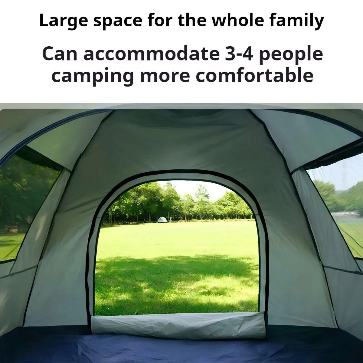 Outdoor shelter Sunshade Self-driving Travel Camping Tent Reactive outdoor Camping tent