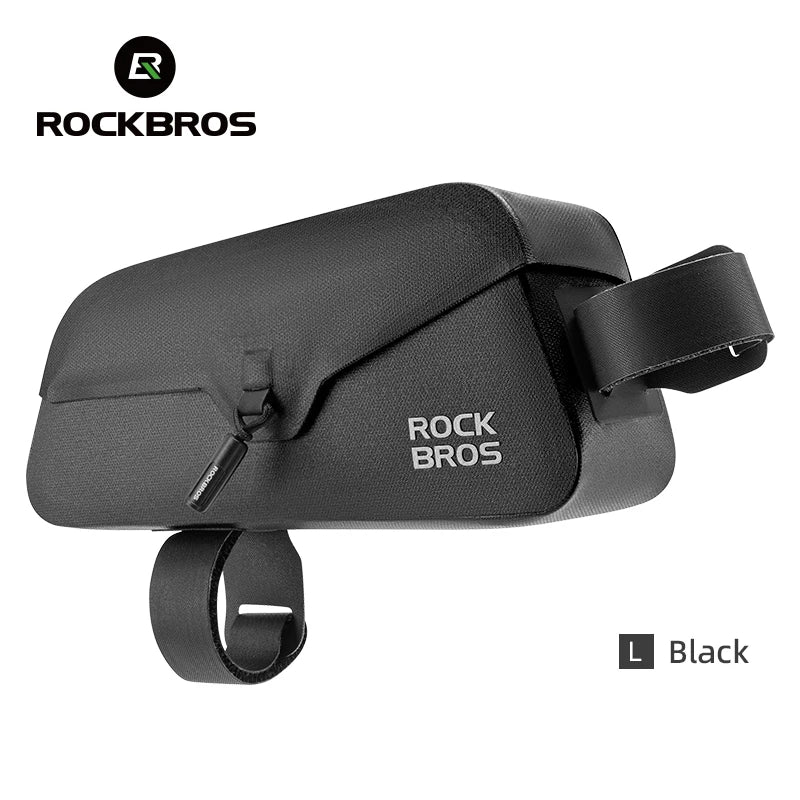 ROCKBROS Magnetic Bicycle Top Tube Bag Suction Cycling Bag Waterproof Portable Front Frame Pack Large Capacity For MTB Road Bike