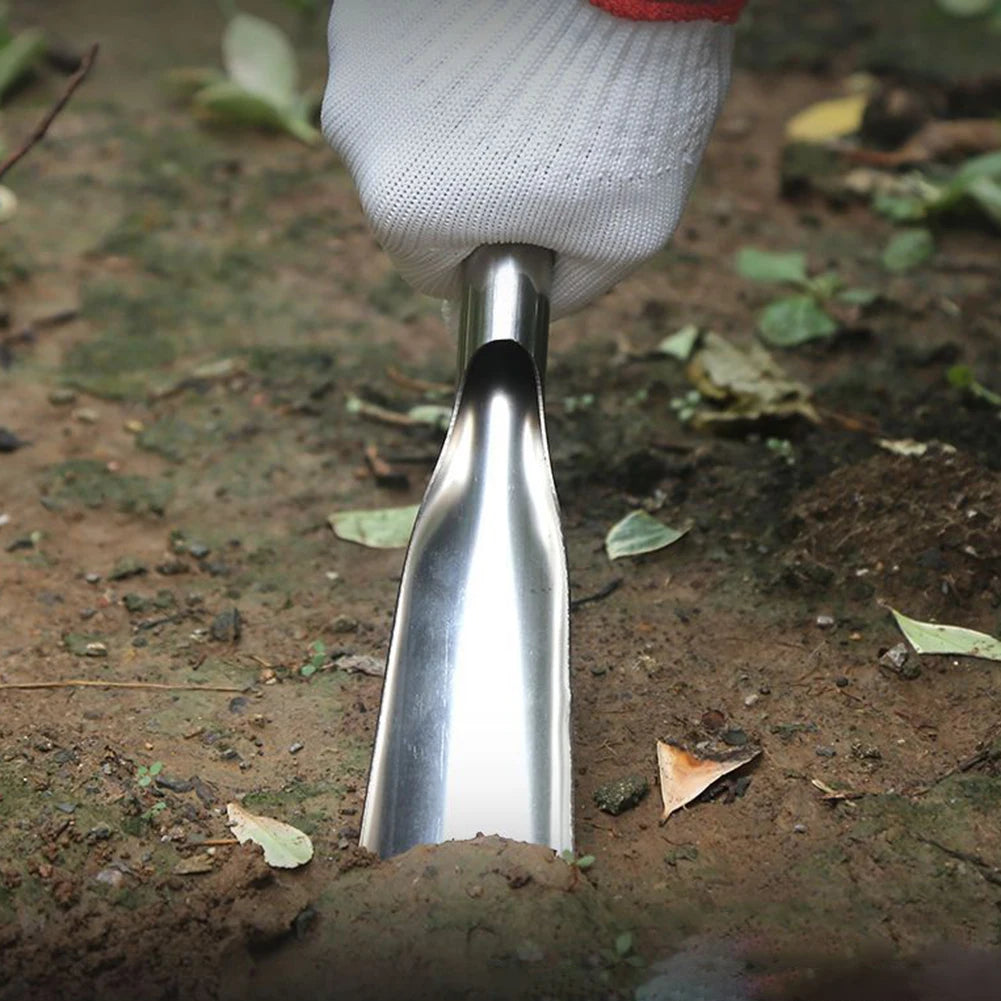 2 Pcs Gardening Tool Set Transplanting Small Shovel Stainless Steel Spade Shovel Rake