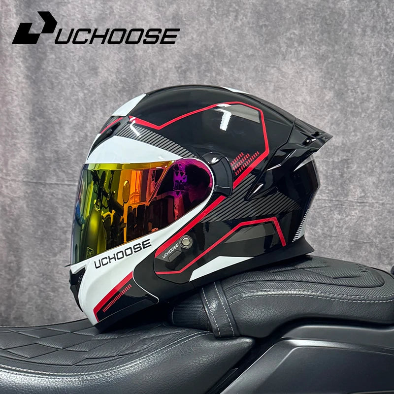 High Quality DOT Motorcycle Helmet Four Seasons Motocross Racing Modular Flip Up Casco Moto Unisex Off Road Helmet