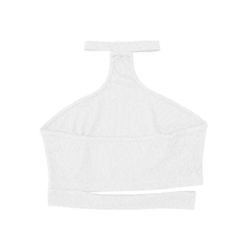 Sexy Women Hollow Out Crop Tank Tops Casual Outfits Tops New Arrival Fashion O Neck Sleeveless For Women Ladies