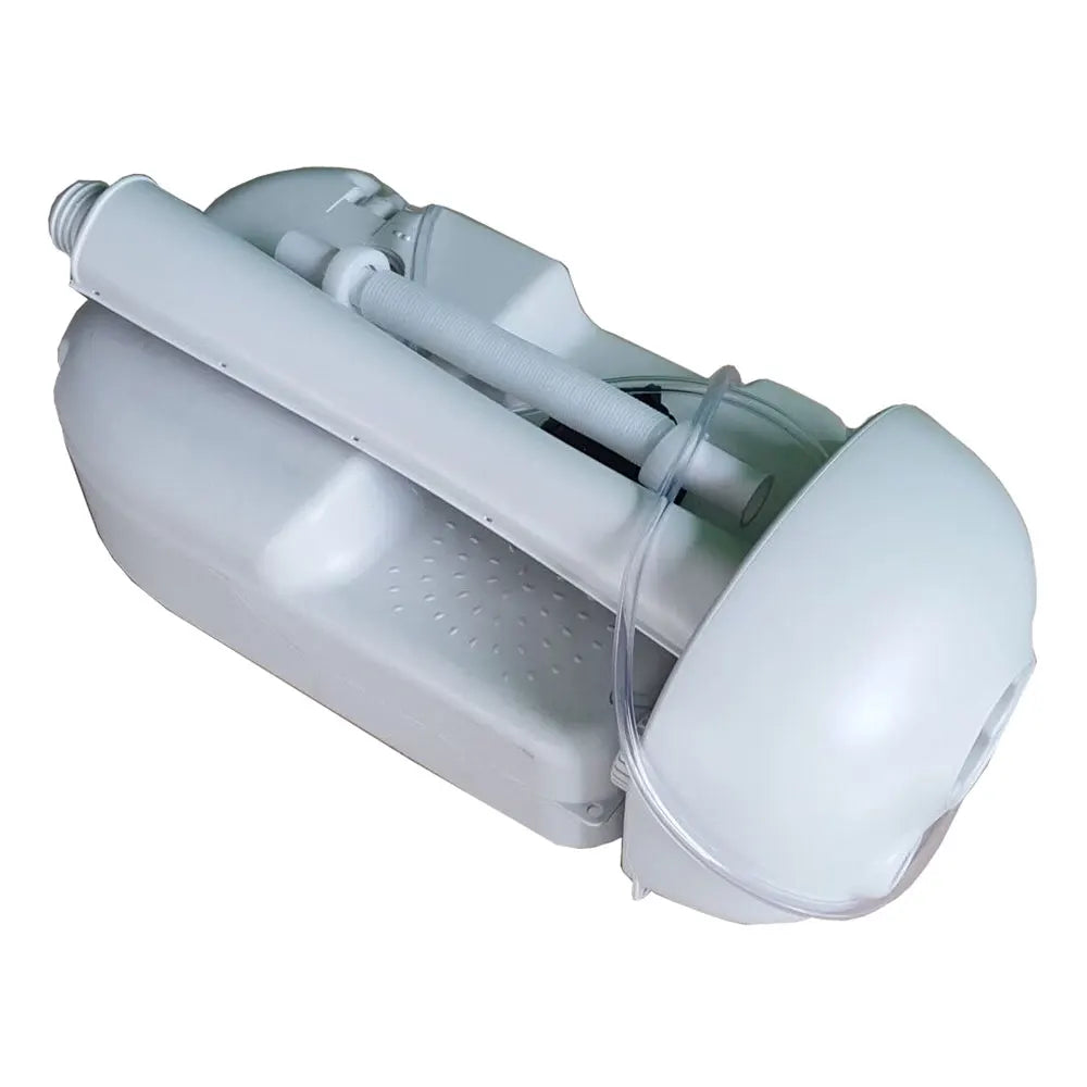 Outdoor Portable Camping Sink with Toilet, Standing Hand Wash Basin with Foot Pump and Water Tank, for RV, Travel, Fishing