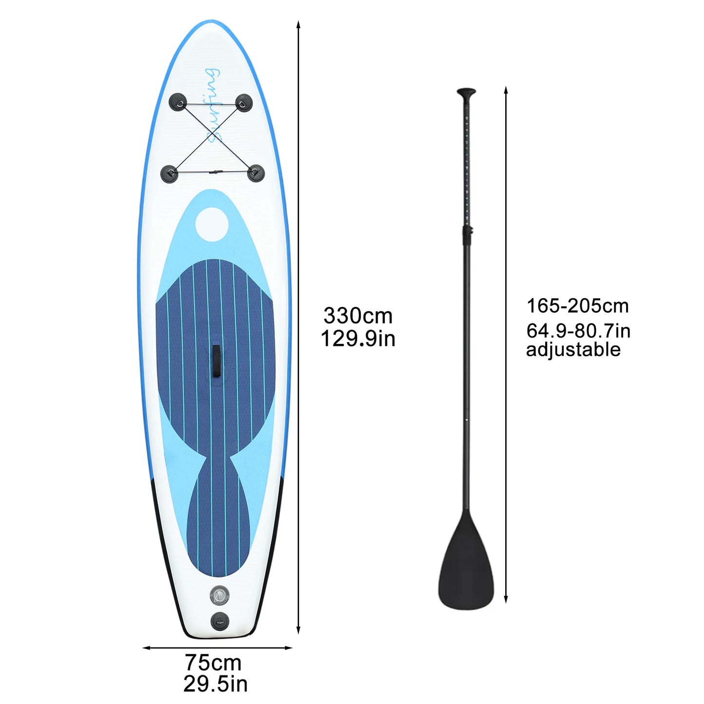Inflatable Stand Up Paddle Board SUP Board Surfboard Kayak Water Sport Surf Set PaddleBoard