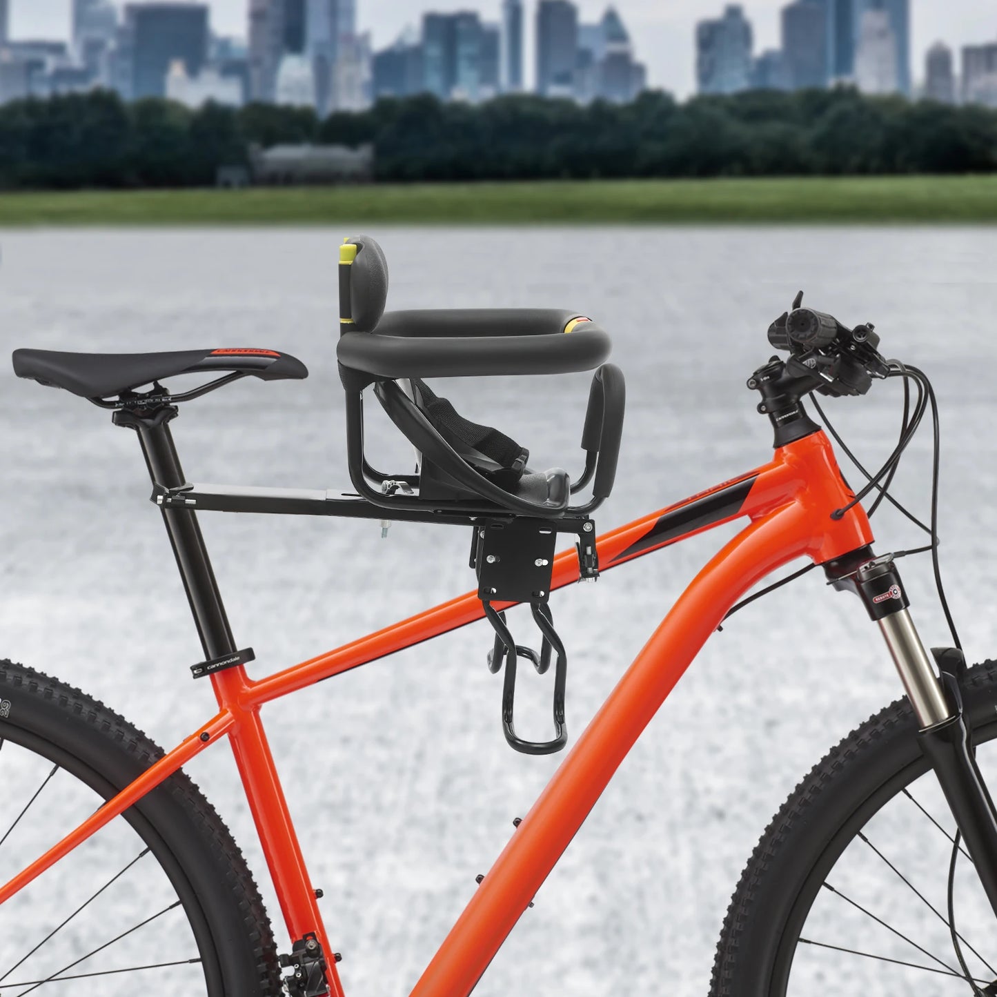 Portable Front Mountain Bike Seats Bicycle Child Seat Baby Bike Seat Applicable 8 Months-6 Years Old