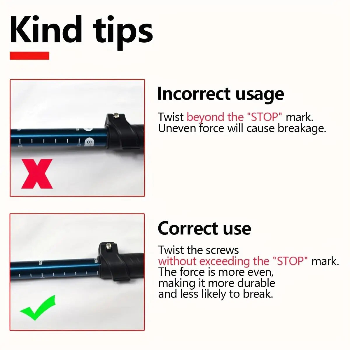 Collapsible Lightweight Trekking Poles for hiking - for men & for women Walking Sticks