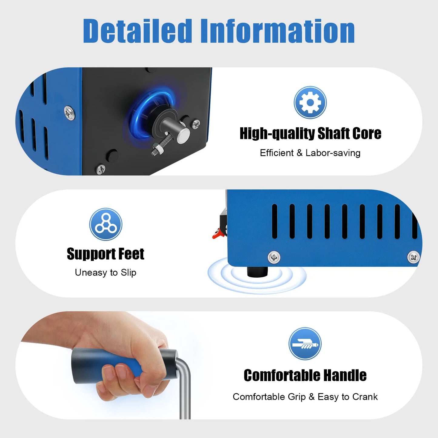 20W Hand Crank Generator, High Power Portable Emergency USB Charger for Outdoor Travel Camping Hiking Survival Activities 28V