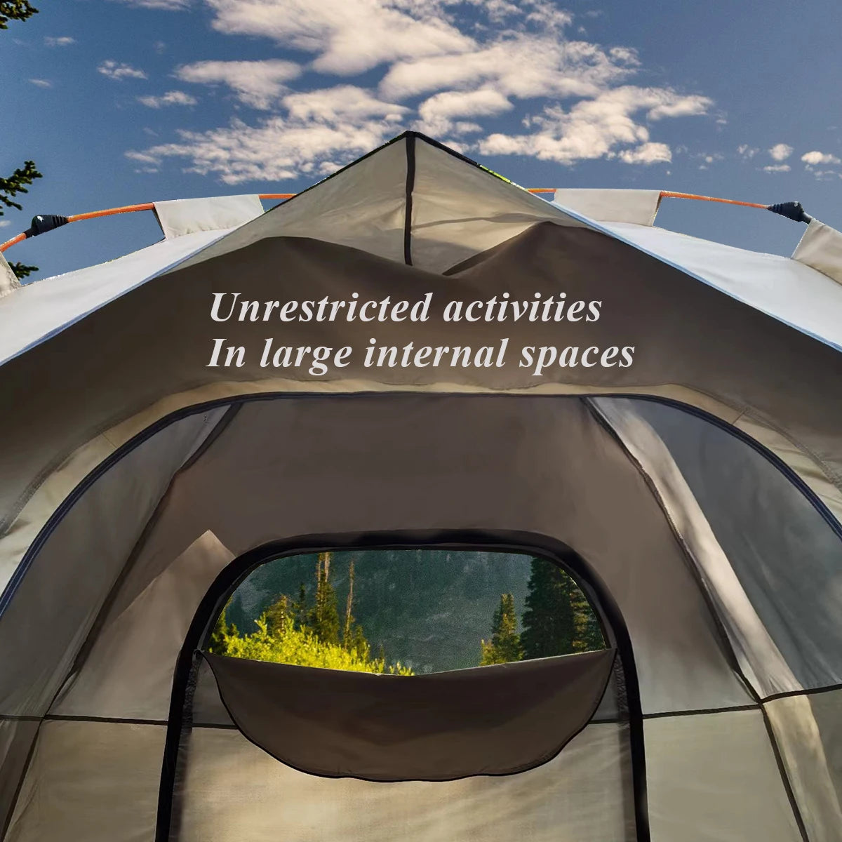 Outdoor shelter Sunshade Self-driving Travel Camping Tent Reactive outdoor Camping tent