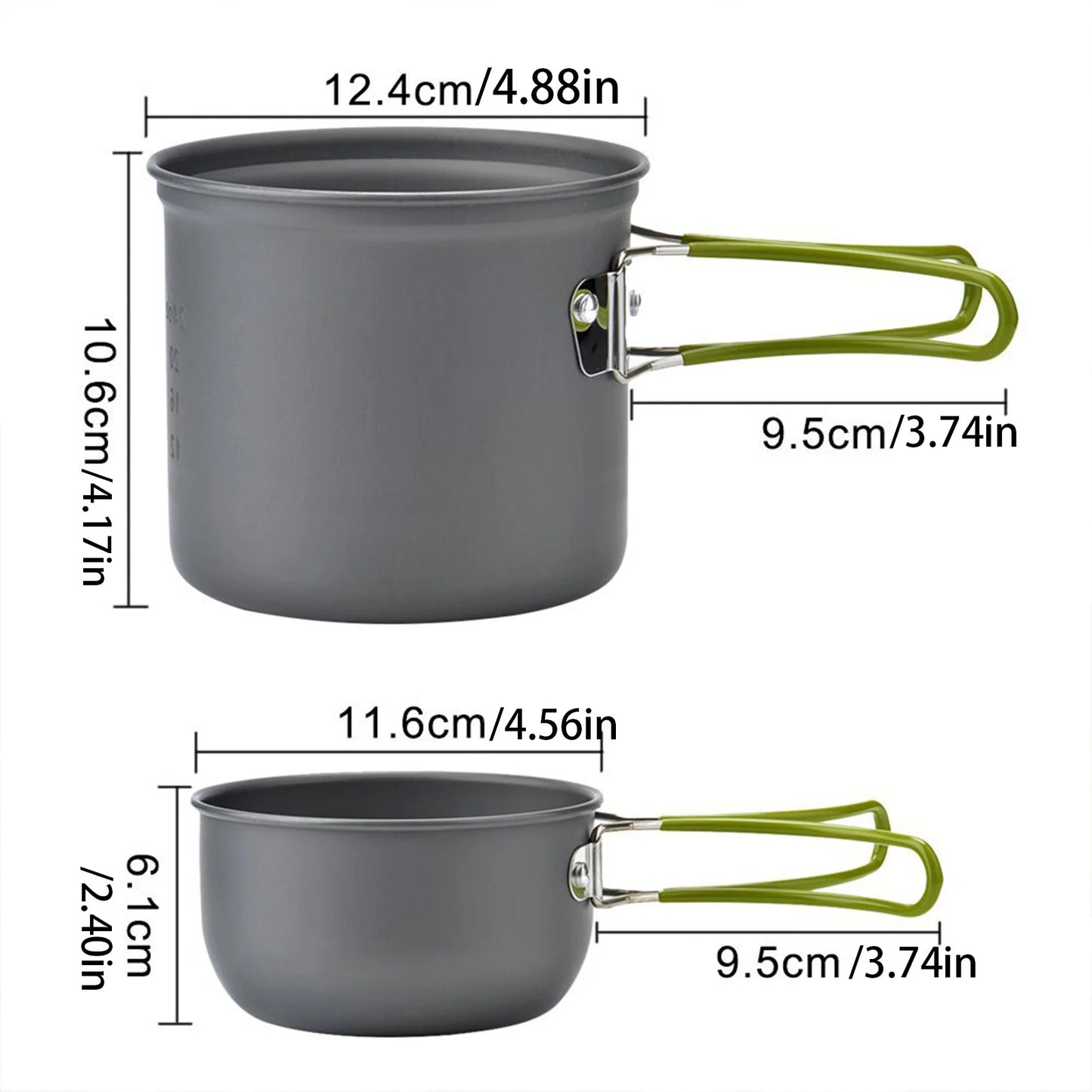 Outdoor Tableware Camp Cooking Set Portable Cook Gear Aluminum Alloy Cookware Sets etc kit for Camping Lovers