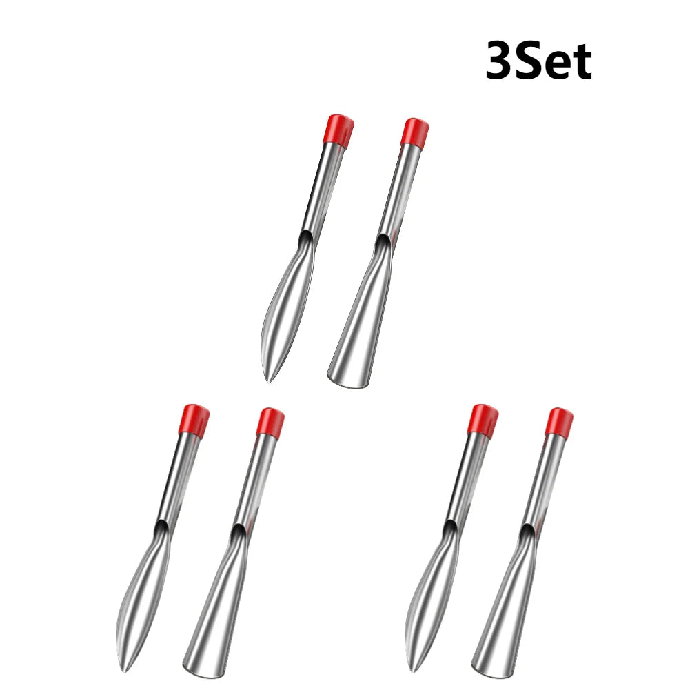 2 Pcs Gardening Tool Set Transplanting Small Shovel Stainless Steel Spade Shovel Rake