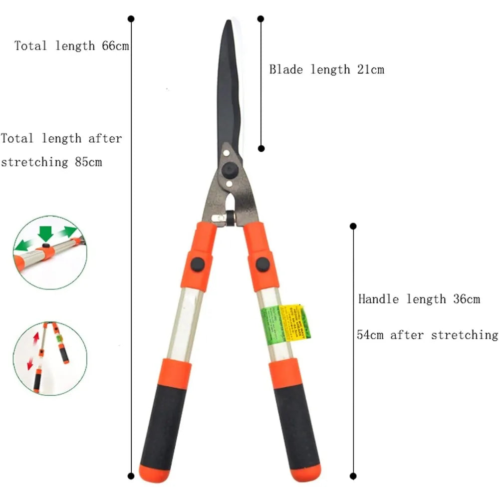Telescopic Shears Retractable Pruning Shear Garden Tools