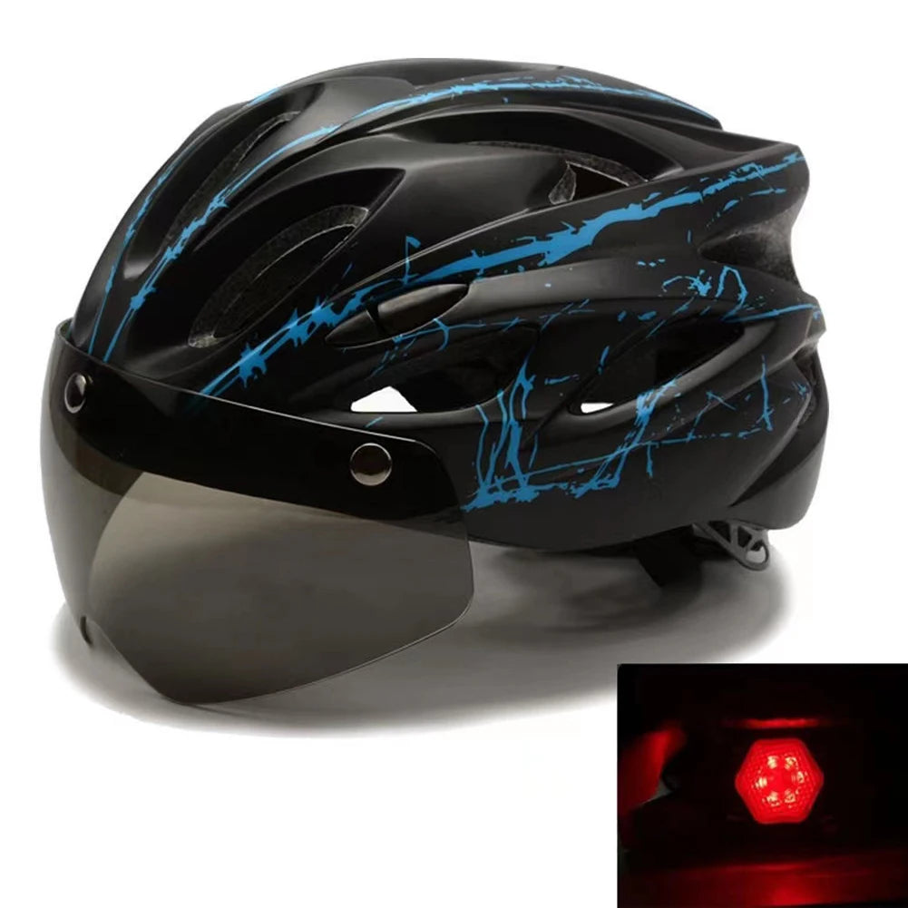Bikeboy MTB Bike Helmet for Men and Women Adjustable Mountain Road Cycling Safety Cap with Soft Pad Accessories