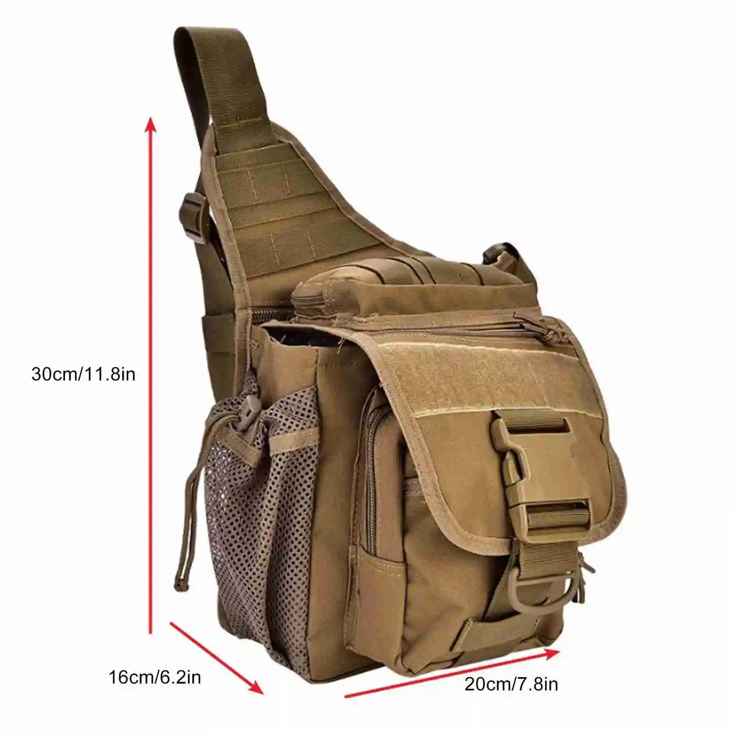 2025 New Men Military Chest Shoulder Bag Pack for Travel Hiking Outdoor Equipment Chest Bag Chest Pack Military Chest Bag
