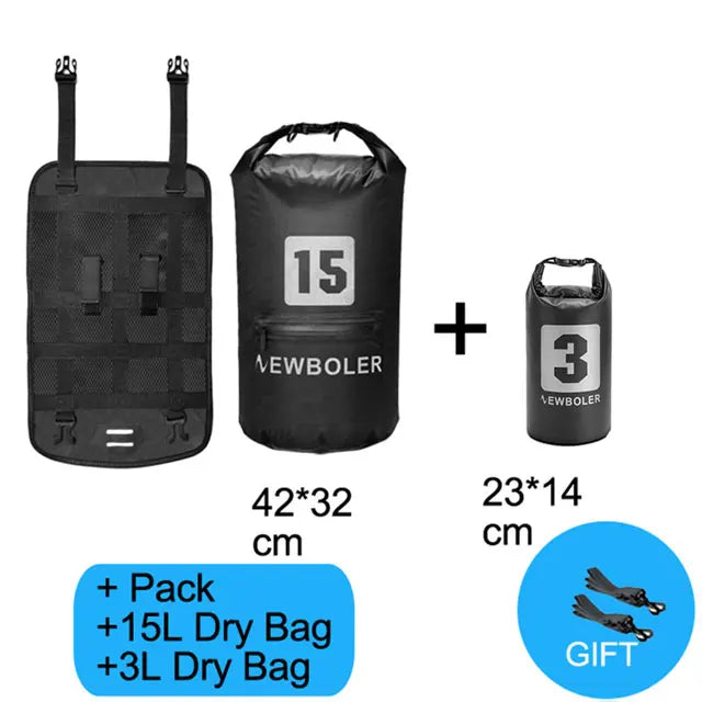 NEWBOLER Bicycle Bag Waterproof Bikepacking Handlebar Bag 20L MTB Road Cycling Frame Trunk