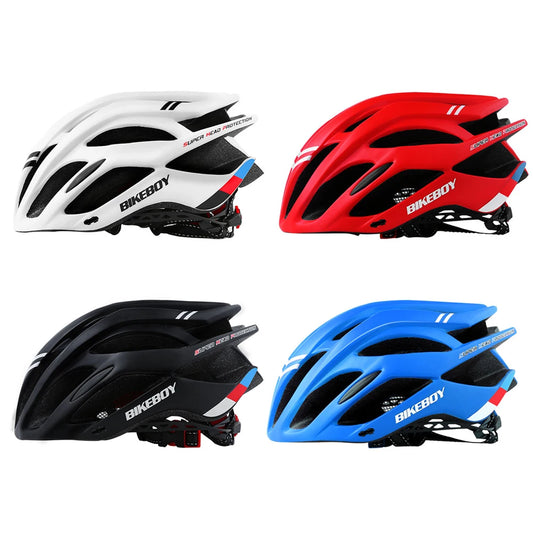 Bikeboy MTB Bike Helmet for Men and Women Adjustable Mountain Road Cycling Safety Cap with Soft Pad Accessories