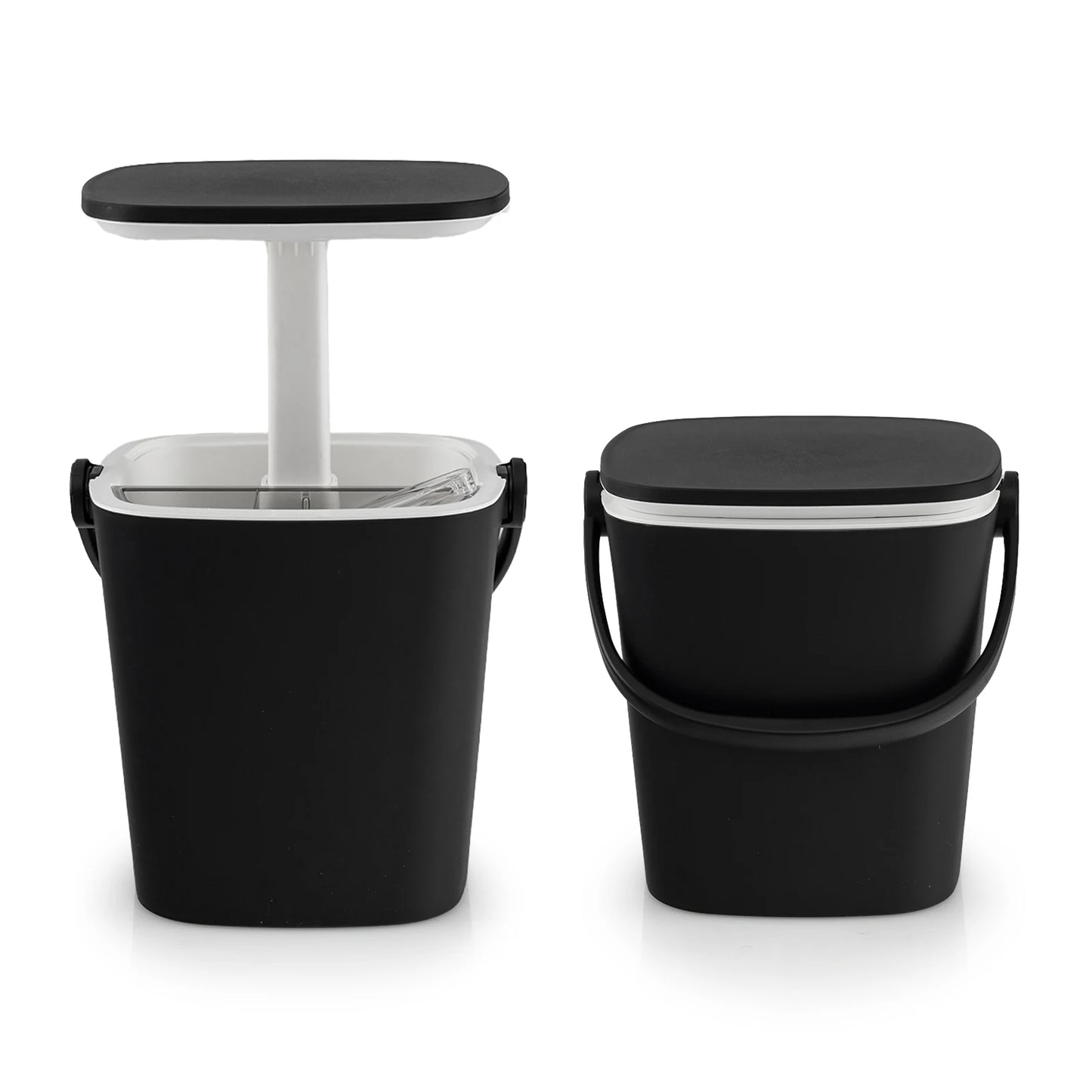 4 Gallon Portable Cooler Bar Table w/ Handle Bottle Opener & Lift Top Lid