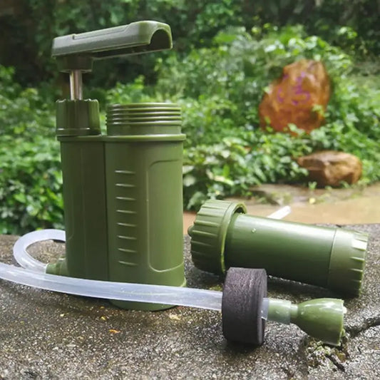 Emergency Survival Gear Water Filter Hand Pump Emergency Gear Water Purifier