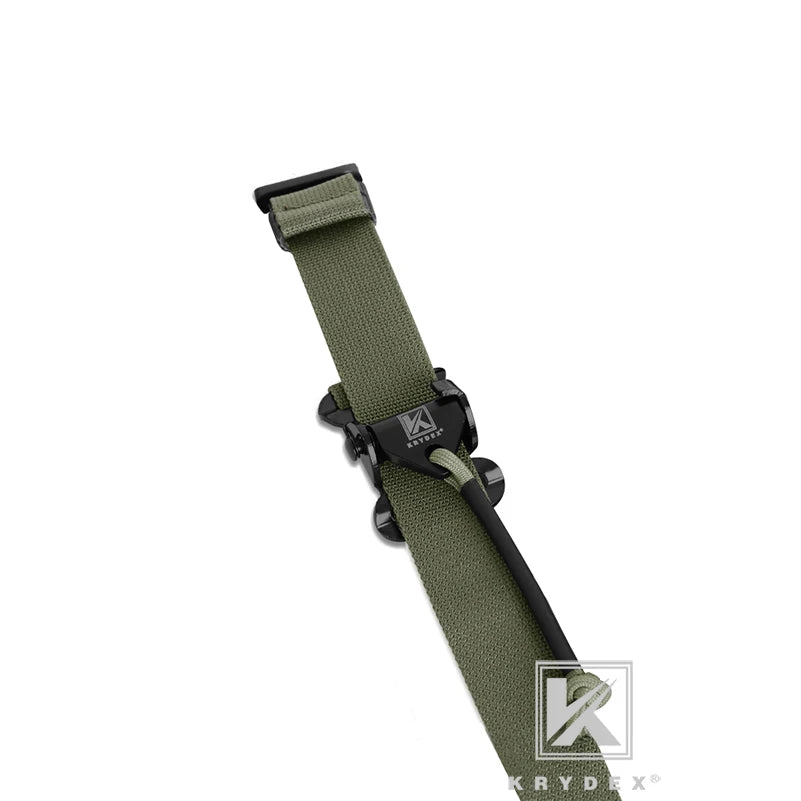 KRYDEX Tactical Sling Modular Gun Strap Slingster Removable 2 Point 1 Point 2.25" Padded Sling Shooting Hunting Accessories