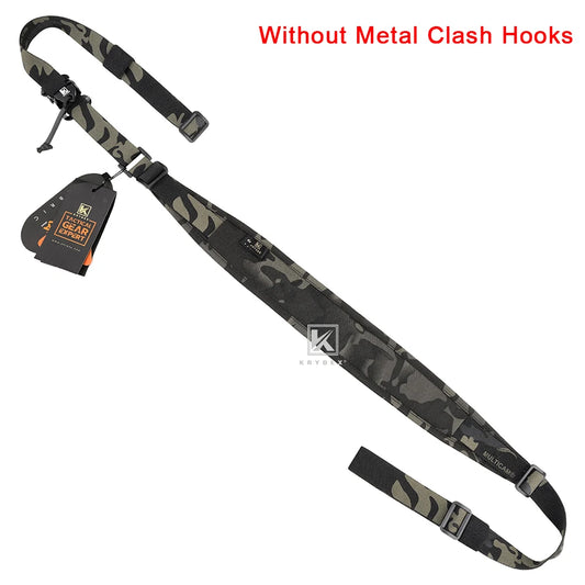 KRYDEX Tactical Sling Modular Gun Strap Slingster Removable 2 Point 1 Point 2.25" Padded Sling Shooting Hunting Accessories
