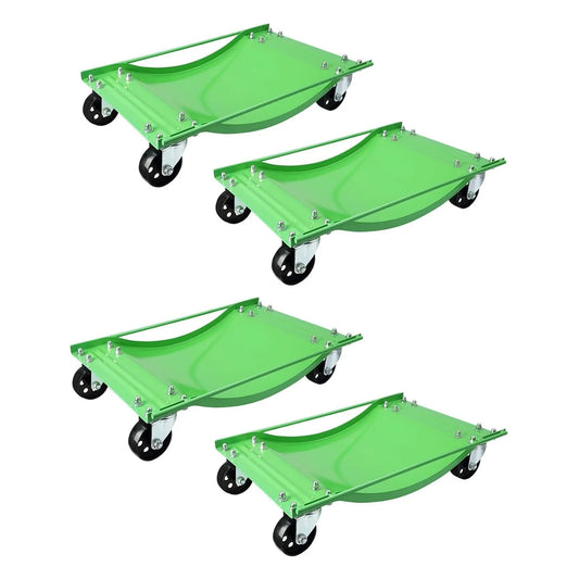 2pcs/4pcs Car Dolly Set 5000LBS Capacity Wheel Dolly, Heavy Duty Vehicle Dolly for Moving Car with Steel Wheels