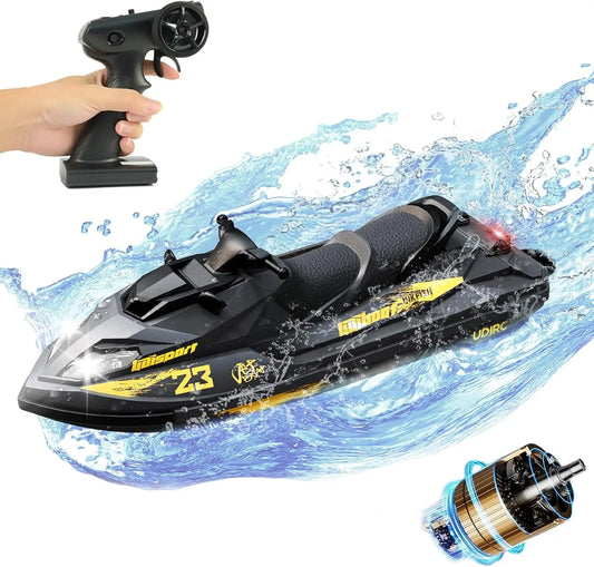 UDI023PRO Brushless RC Boat for Adults, High Speed Jet Boat, 25KM/H Remote Control