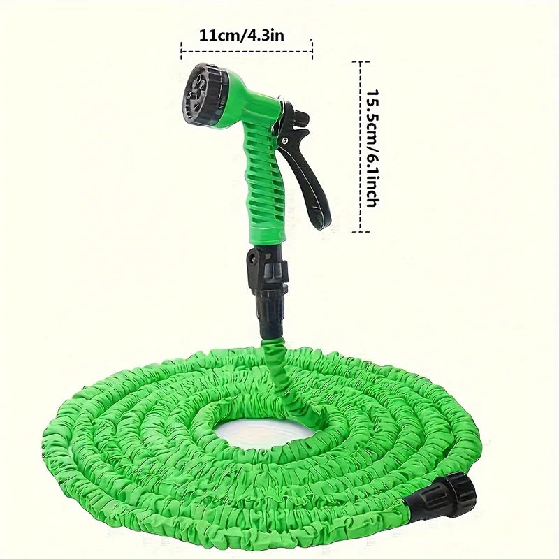 25FT-100FT Expandable Garden Watering Hose High Pressure Car Wash Magic Flexible Water Hose