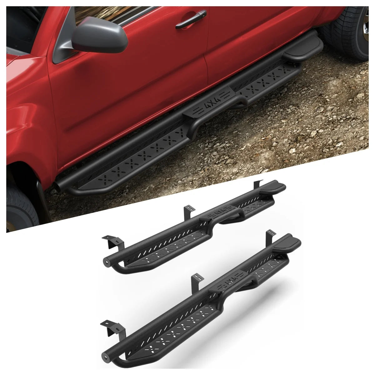 Running Boards for Toyota Tacoma 2005 to 2023 Carbon Steel Side Steps Car Accessories