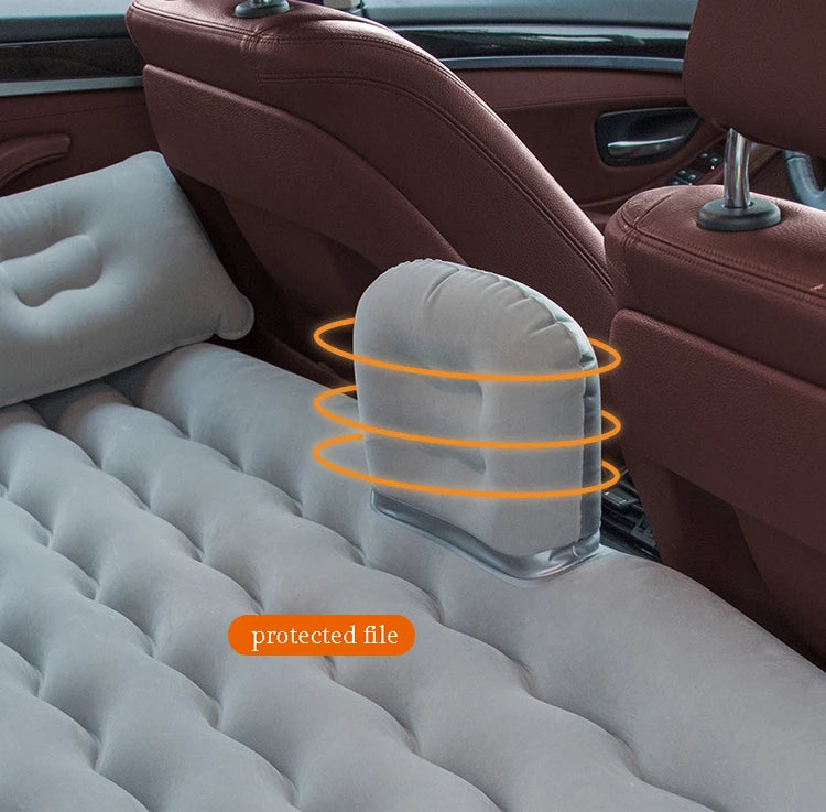 Back Seat Extender Car Seat Cover Camping Air Mattress Hammock Travel Bed Inflatable Car Extra Long Mattress for SUV