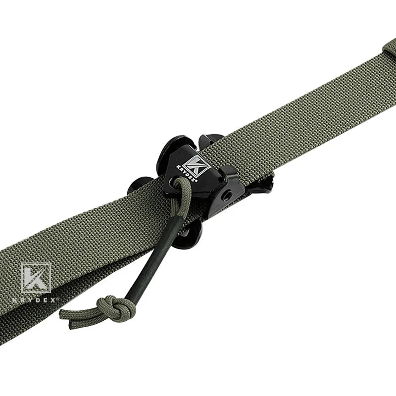 KRYDEX Tactical Sling Modular Gun Strap Slingster Removable 2 Point 1 Point 2.25" Padded Sling Shooting Hunting Accessories