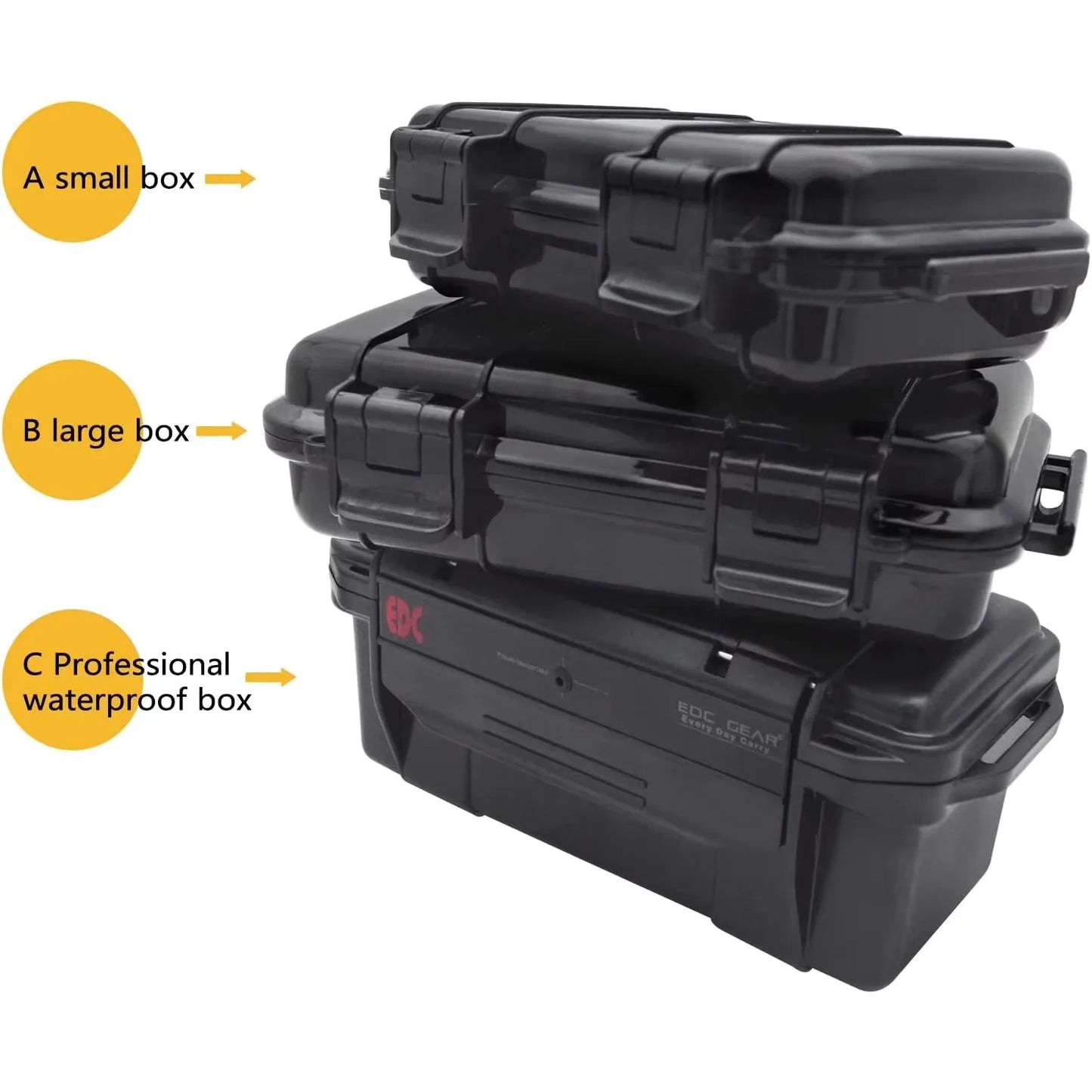 ‌Outdoor Shockproof and Pressure-Proof Waterproof Sealed Box Survival Storage Case (B)