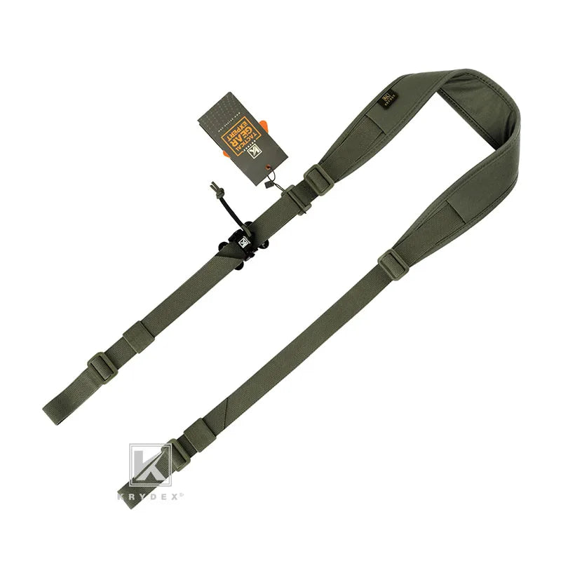 KRYDEX Tactical Sling Modular Gun Strap Slingster Removable 2 Point 1 Point 2.25" Padded Sling Shooting Hunting Accessories