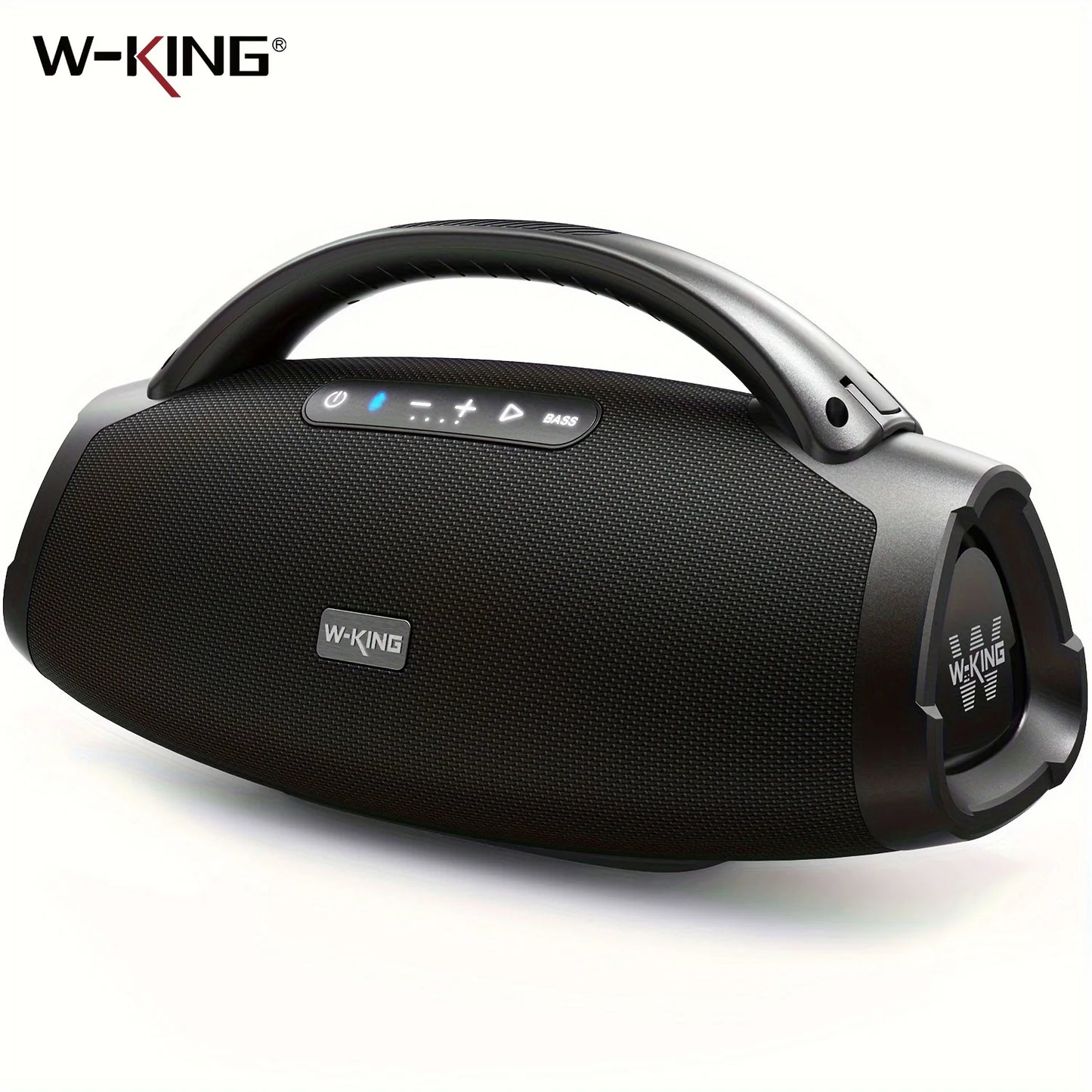200W RMS Portable Bluetooth Speakers, Massive Bass Party Boombox IPX7 Waterproof