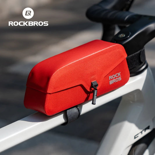 ROCKBROS Magnetic Bicycle Top Tube Bag Suction Cycling Bag Waterproof Portable Front Frame Pack Large Capacity For MTB Road Bike