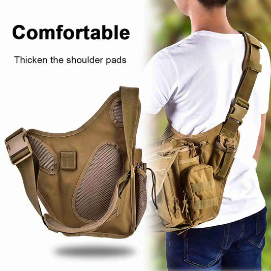 2025 New  Men Military Chest Shoulder Bag Pack for Travel Hiking Outdoor Equipment Chest Bag Chest Pack Military Chest Bag