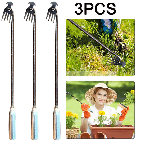 3PCS Weeding Tool Portable Garden Weeder Hand Tool Gardening Hoes Weeding Tool