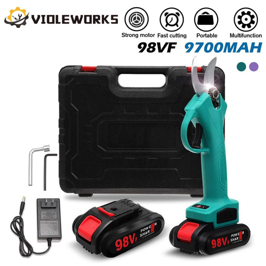 30mm Cordless Electric Pruning Shears Garden Fruit Tree