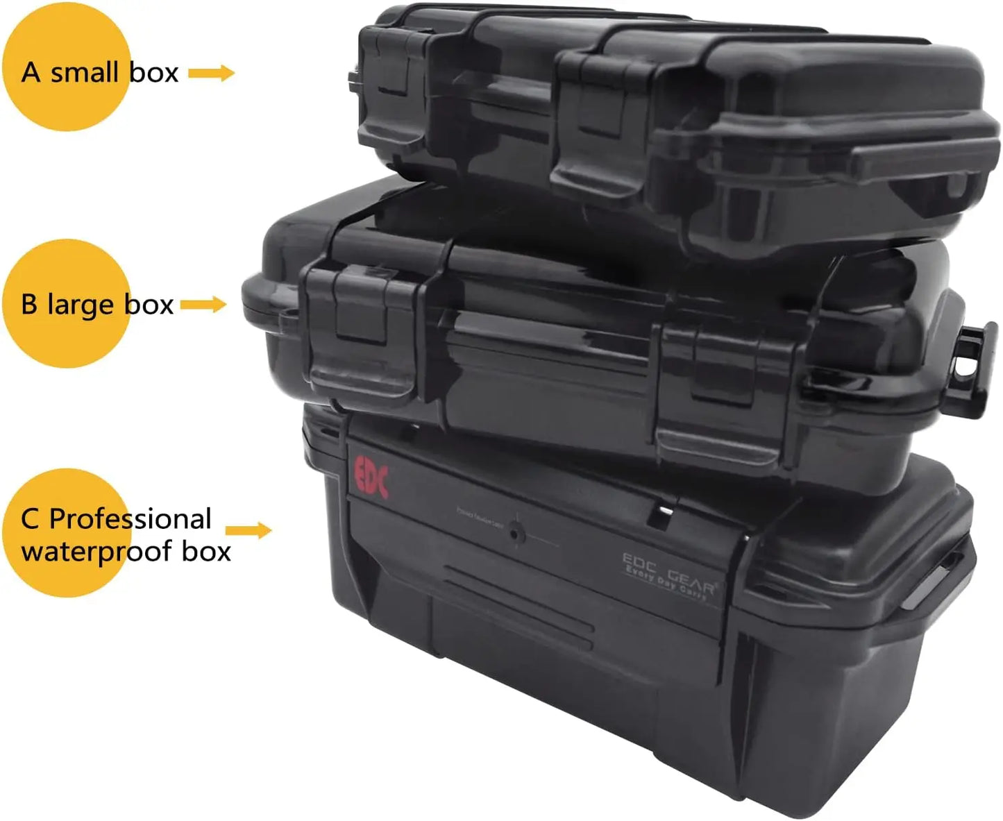 ‌Outdoor Shockproof and Pressure-Proof Waterproof Sealed Box Survival Storage Case (B)