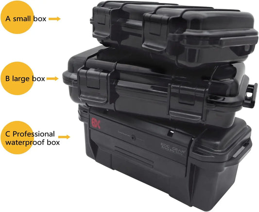 ‌Outdoor Shockproof and Pressure-Proof Waterproof Sealed Box Survival Storage Case (B)