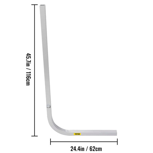 46" Aluminum Boat Trailer Guide-ons Rust-resistant on 2PCS with Adjustable Width