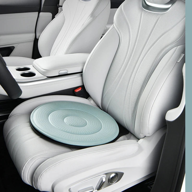 360° Rotating Car Seat Cooling Cushion Rotation Auto Memory Foam Pad Mat For Elderly Pregnant Women Truck Vehicles Accessories