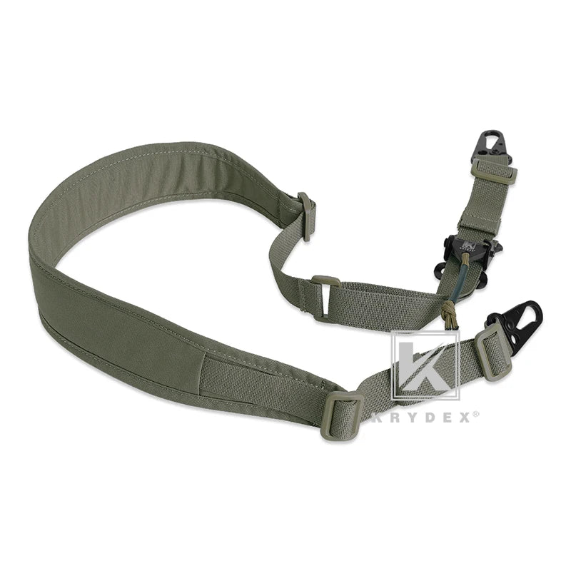 KRYDEX Tactical Sling Modular Gun Strap Slingster Removable 2 Point 1 Point 2.25" Padded Sling Shooting Hunting Accessories