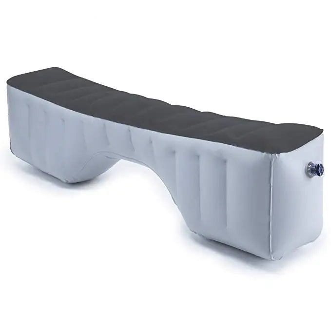 Inflatable Car Travel Bed Mattress for Back Seat Accessories Cushion Gray Flocking Cloth Outdoor Camping Air Bed