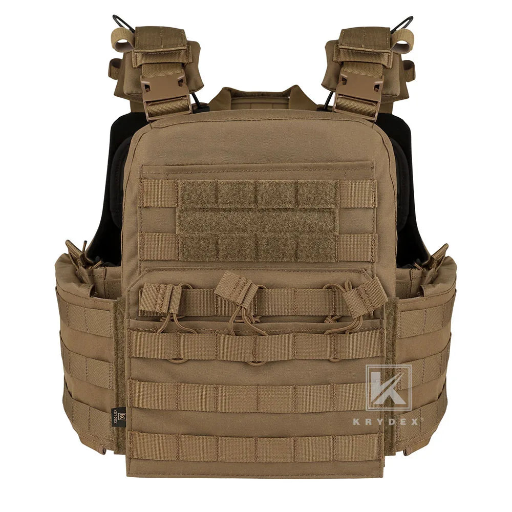 KRYDEX CPC Tactical Vest MOLLE Plate Carrier Heavy Duty Body Armor Camo Vest
