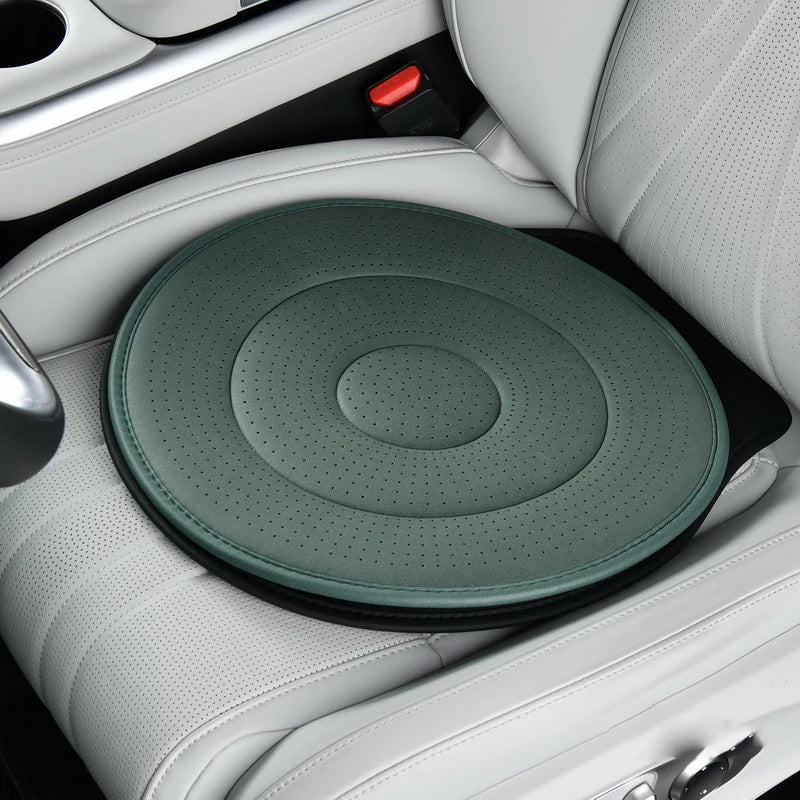 360° Rotating Car Seat Cooling Cushion Rotation Auto Memory Foam Pad Mat For Elderly Pregnant Women Truck Vehicles Accessories