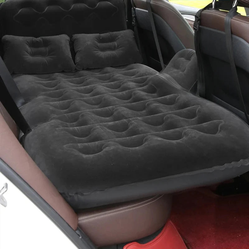 Back Seat Extender Car Seat Cover Camping Air Mattress Hammock Travel Bed Inflatable Car Extra Long Mattress for SUV