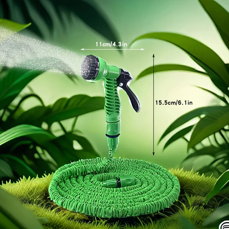 25FT-100FT Expandable Garden Watering Hose High Pressure Car Wash Magic Flexible Water Hose