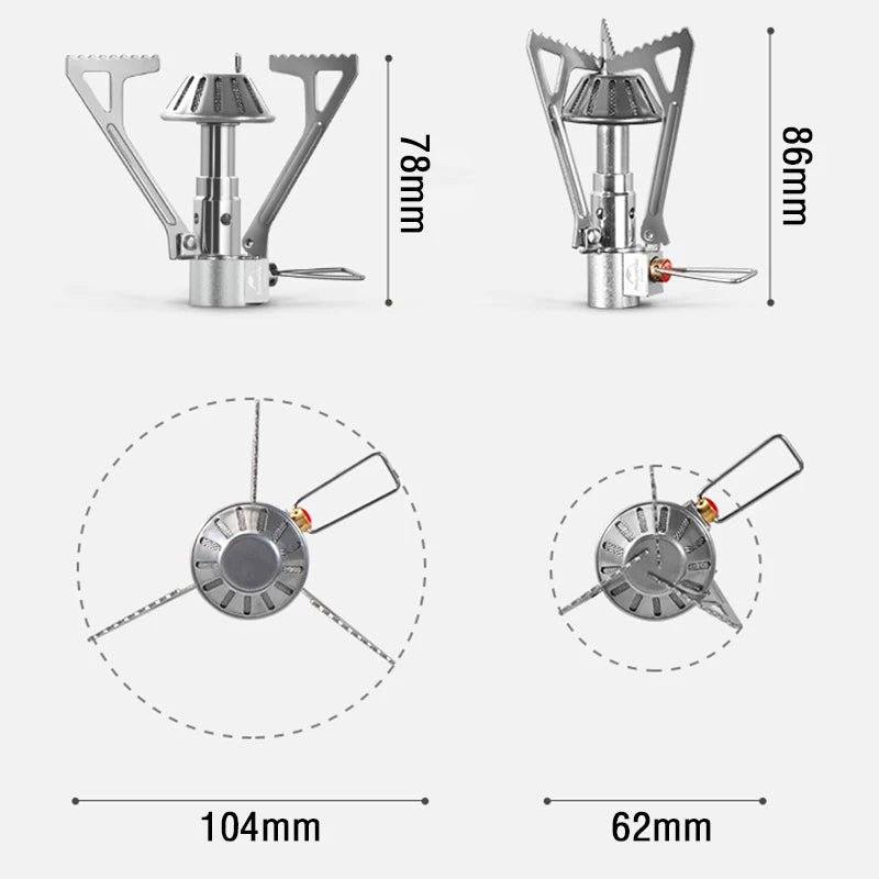 Camping Stove Mini Stove Outdoor Picnic Gas Stove Outdoor Tourist Gas Burner Ultra Light