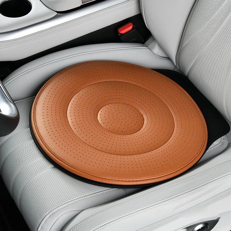360° Rotating Car Seat Cooling Cushion Rotation Auto Memory Foam Pad Mat For Elderly Pregnant Women Truck Vehicles Accessories