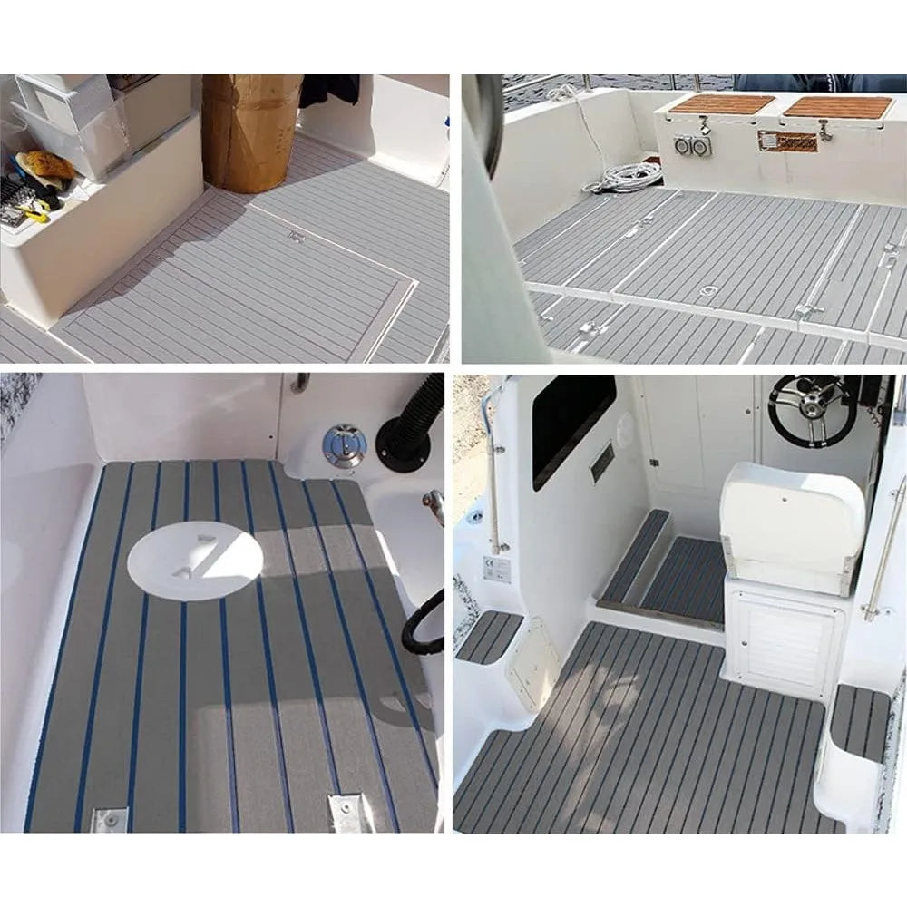 Boat Decking EVA Foam Flooring Sheet Faux Teak Marine Mat