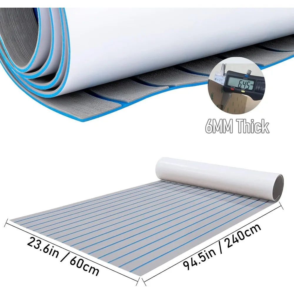 Boat Decking EVA Foam Flooring Sheet Faux Teak Marine Mat